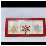 New Ustinian Christmas Ornament Metal Snowflake