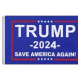New Trump 2024 Save America Again Flag Banner