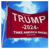New Trump 2024 Take America Back Flag Banner