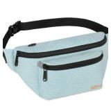 New Large Men Fanny Packs for Women with 5-Zipper