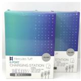 2 Pcs Charging Station for Multiple Devices, with