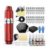 Wormhole Tattoo Kit, Rotary Tattoo Pen for
