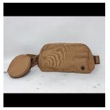 New brown Fanny pack with change bag. Opened