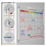 638-New Acrylic Calendar for Fridge, Monthly and