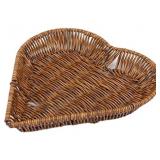 New 6 Pack of BinaryABC Heart Shaped Rattan