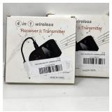 2 PCs Visible Bluetooth Transmitter and