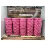 New (lot of 5) foam rollers for exercise and
