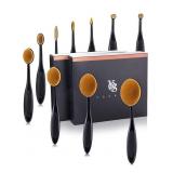 Yoseng Oval Makeup Brushes 10pc Fashionable Super