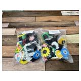 New (lot of 2) 30pc colorful shoe charms for kids