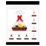 New 24 Pieces Christmas Baskets for Gifts Empty