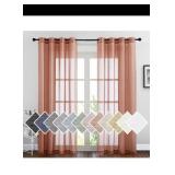 New NICETOWN Semi Sheer Linen Curtains, Grommet