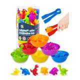 New Counting Dinosaurs Montessori Toys for 3 4 5
