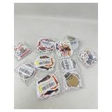 New(10) Assorted Packs of Stickers 50-62 stickers
