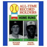 Vintage Hank Aaron & Roger Maris 1979 Topps