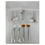 New (4) packs of 4 Pcs Facial Brushes Fan Mask