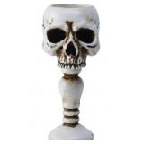 New 1Pcs Skull Candle Holder Halloween