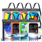 606-New 8 Pack Multicolor Universal Waterproof