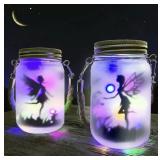 New Alritz 2 Pack Solar Lantern Fairy Lights,