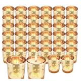 Salzesfalls Gold Candle Holders,Gold Tea Light