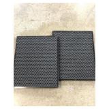 2 PCs Carbon Filters 16 x 13.5 Inch, New , Open