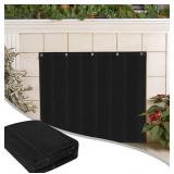 39 x 32 Inch Fireplace Blocker Blanket-