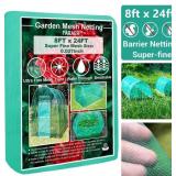 NewGarden Barrier Netting, Plant Covers 8x24ft
