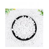 New 10 LB Natural White River Rocks,3/5 Small