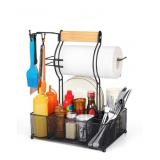 FANGSUN Grill Caddy, BBQ Caddy with Paper Towel