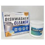 New dishwasher cleaner, tablets, and descaling