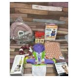 Lot of items for pets- toys, recovery collars,