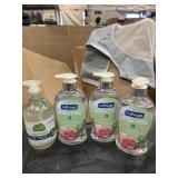 New lot of hand soap. Some slightly leaked, over