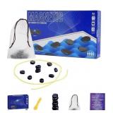 Magnetic Chess Game Set with Rocks,Fun Table Top