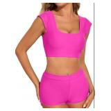 New XUNYU High Waisted Bikini Set for Women Full