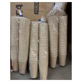 New lot of (3) 100pck brown paper cups. NO SHIP