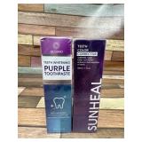 New lot of 2 Purple toothpaste color corrector
