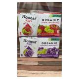 New Honest Kids juice drink pouches- 8pc Super