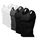 Size 3XL Odoland Mens 5 Pack Body Shaper Slimming