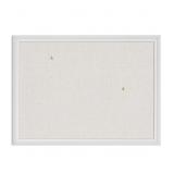 New U Brands Farmhouse Linen Bulletin Board,