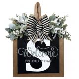 Letter S Last Name All Year Round Front Door