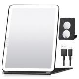 Large Travel Makeup Mirror with 5X 3X Magnifying