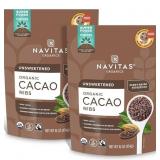 New 2 Ct Navitas Organics Raw Cacao Nibs 16oz.