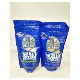 New Celtic Sea Salt, Light Grey Pouch, 8 oz and