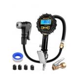 New AZUNO Digital Tire Pressure Gauge with 12