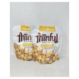New (2) Thinful Sea Salt Caramel Gourmet Popcorn,
