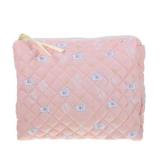 New pink makeup bag with little characters print.