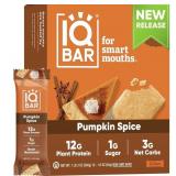 IQ Bars Pumpkin Spice Protein Bars (12 Bars), 1.6