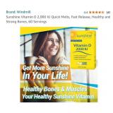 New Sunshine Vitamin D 2,000 IU Quick Melts, Fast