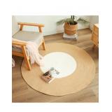 New Classic Natural Hand Woven Area Rugs- Cotton
