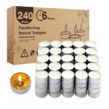 Tealight Candles 6 Hours Clean Tea Candles 240