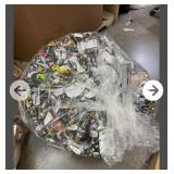 New large bag full of different flavored chips.